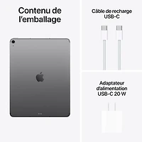 iPad Air M4 13 po 1 To avec Wi-Fi 7 d'Apple (8e génération) - Gris cosmique