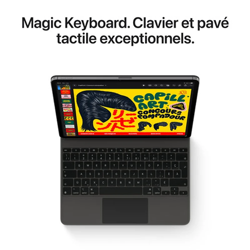 iPad Air M4 13 po 512 Go avec Wi-Fi 7 d'Apple (8e génération) - Comète