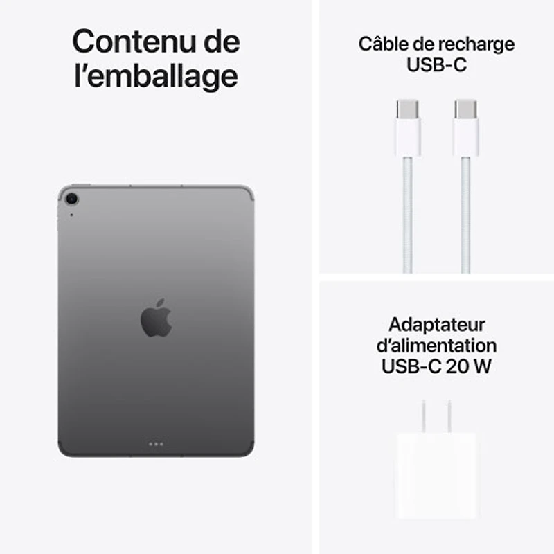 Apple iPad Air M4 11" 512GB with Wi-Fi 7 (8th Generation) - Space Grey