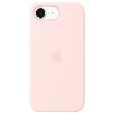Apple Silicone Fitted Hard Shell Case with MagSafe for iPhone 17e - Soft Pink