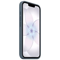 Étui rigide ajusté en silicone avec MagSafe d'Apple pour iPhone 17e - Bleu nautique