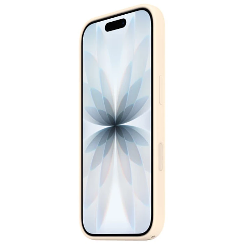 Apple Silicone Fitted Hard Shell Case with MagSafe for iPhone 17 - Vanilla