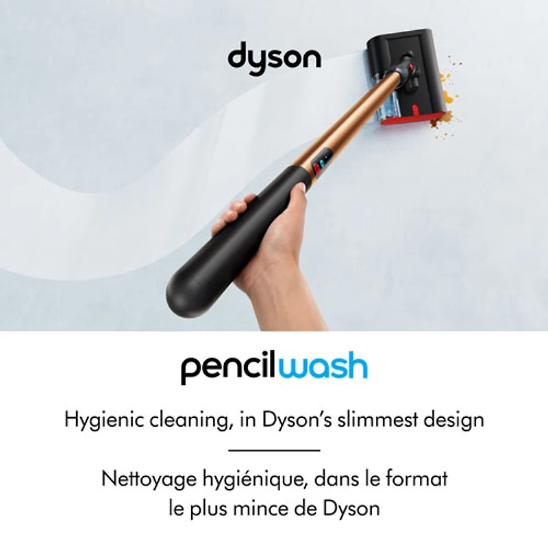 Nettoyeur de planchers durs humides sans fil PencilWash de Dyson - Noir cuivré