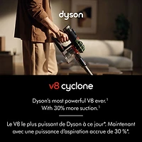 Dyson V8 Cyclone Cordless Stick Vacuum - Army Green/Black