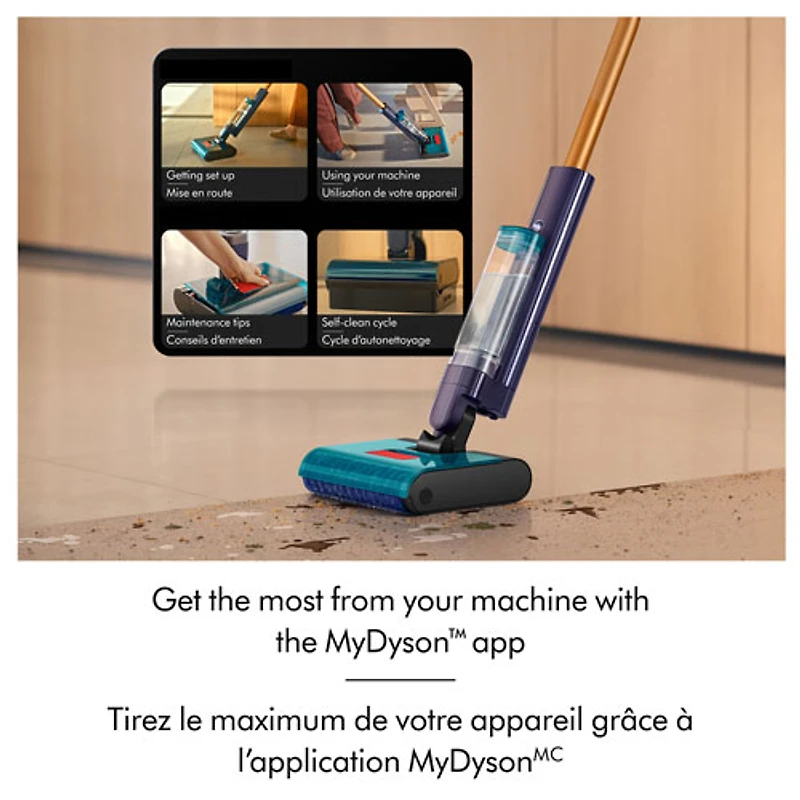 Dyson Clean+Wash Hygiene Cordless Wet Floor Cleaner - Copper Blue
