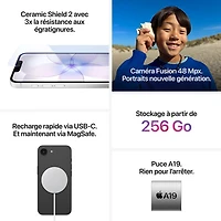 iPhone 17e de 512 Go d'Apple avec Koodo - Blanc - Forfait Balance sélectionné