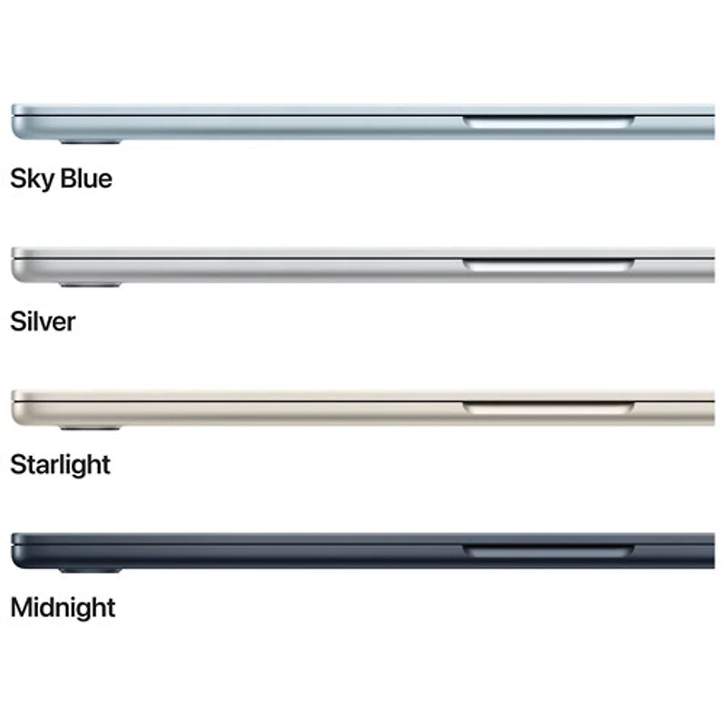 MacBook Air de 15,3 po avec Touch ID d'Apple (2026) - Argent (M5 d'Apple/RAM 16 Go/SSD 1 To) - Anglais