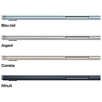 MacBook Air de 15,3 po avec Touch ID d'Apple (2026) - Argent (M5 d'Apple/RAM 16 Go/SSD 1 To) - Anglais