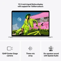 MacBook Air de 15,3 po avec Touch ID d'Apple (2026) - Argent (M5 d'Apple/RAM 16 Go/SSD 1 To) - Anglais