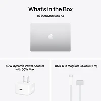 MacBook Air de 15,3 po avec Touch ID d'Apple (2026) - Argent (M5 d'Apple/RAM 24 Go/SSD 1 To) - Français