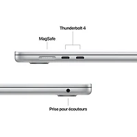 MacBook Air de 15,3 po avec Touch ID d'Apple (2026) - Argent (M5 d'Apple/RAM 24 Go/SSD 1 To) - Français