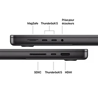 MacBook Pro de 16,2 po d'Apple (2026) - Noir infini (M5 Pro d'Apple/RAM Go/SSD 1 To