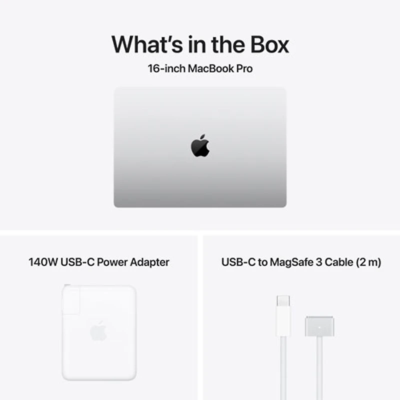 MacBook Pro de 16,2 po d'Apple (2026) - Argent (M5 Max d'Apple/RAM 36 Go/SSD 2 To) - Français