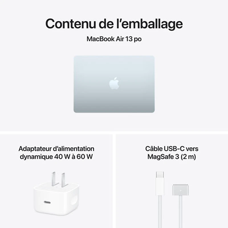 Apple MacBook Air 13.6" w/ Touch ID (2026) - Sky Blue (Apple M5 / 16GB RAM / 512GB SSD) - English