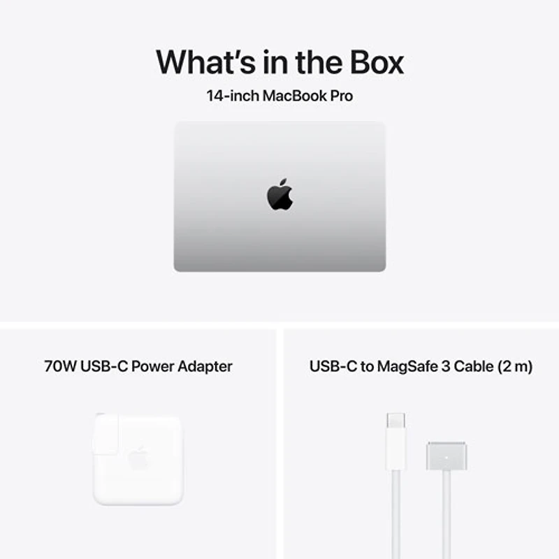 MacBook Pro de 14,2 po d'Apple (2026) - Argent (M5 d'Apple/RAM 32 Go/SSD 1 To) - Français