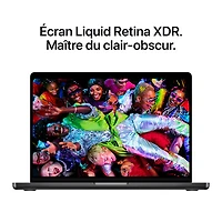 MacBook Pro de 14,2 po d'Apple (2026) - Noir infini (M5 Max d'Apple/RAM 36 Go/SSD 2 To) - Anglais