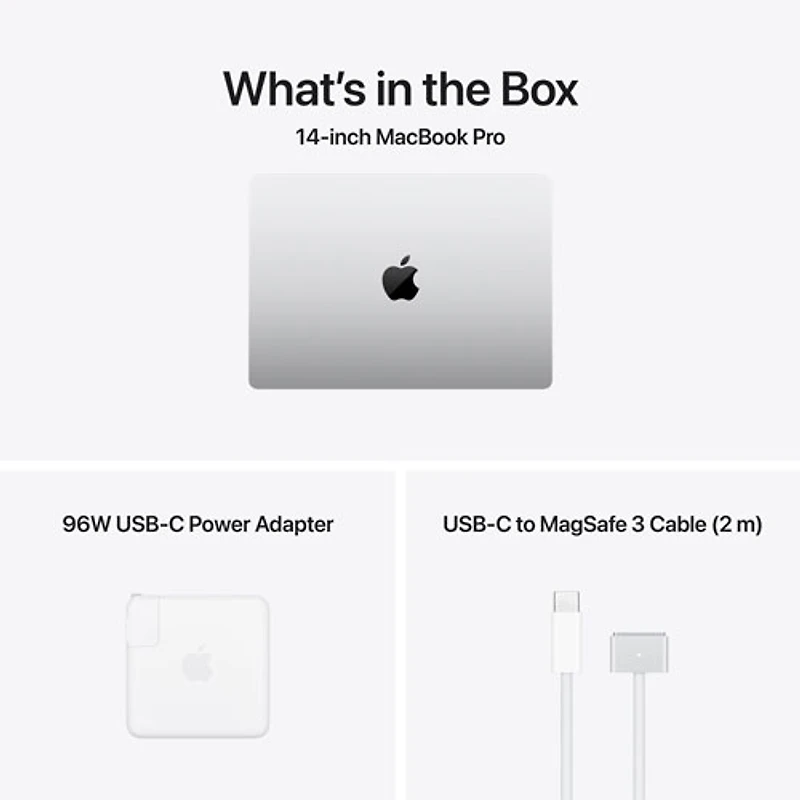 MacBook Pro de 14,2 po d'Apple (2026) - Argent (M5 Max d'Apple/RAM 36 Go/SSD 2 To) - Anglais