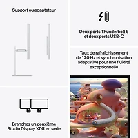 Apple Studio Display 27" 5K Retina XDR Glass Tilt-Adjustable Monitor (MFEQ4CL/A)