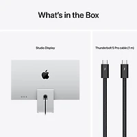 Moniteur inclinable à écran Retina 5K en verre Nano de 27 po Studio Display d'Apple (MFF14CL/A)