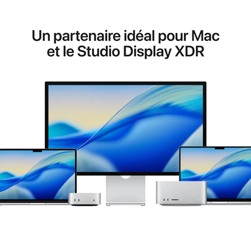 Moniteur inclinable à écran Retina 5K en verre Nano de 27 po Studio Display d'Apple (MFF14CL/A)