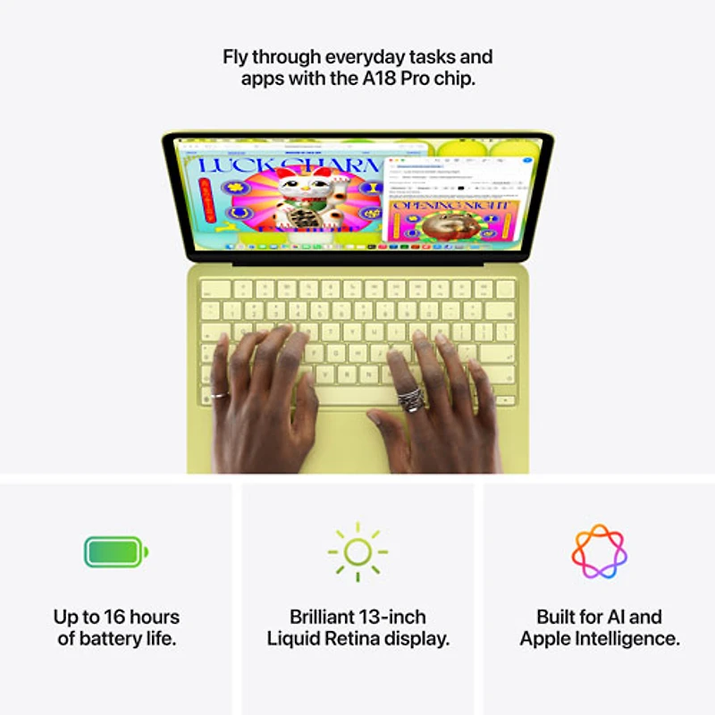 Apple MacBook Neo 13" w/ Touch ID (2026) - Silver (Apple A18 Pro / 8GB RAM / 512GB SSD) - English