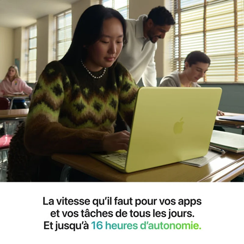 MacBook Neo de 13 po d'Apple (2026) - Agrume (A18 pro d'Apple/RAM 8 Go/SSD 256 Go) - Français