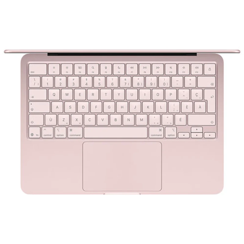 MacBook Neo de 13 po d'Apple (2026) - Rose pastel (A18 pro d'Apple/RAM 8 Go/SSD 256 Go) - Français