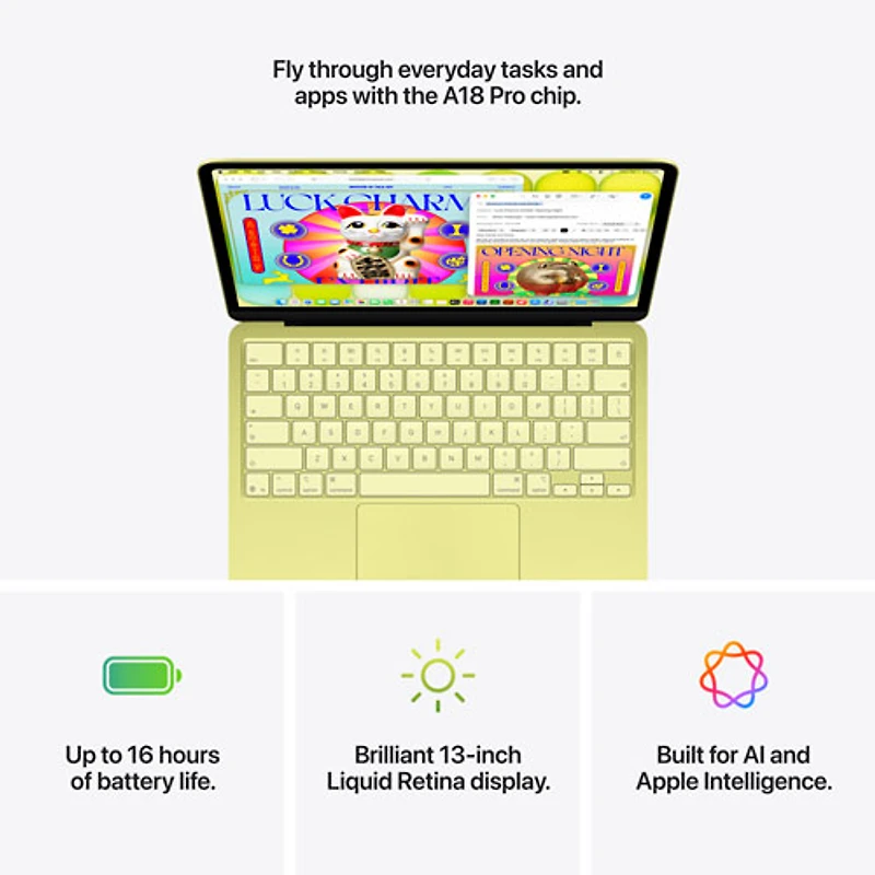 MacBook Neo de 13 po d'Apple (2026) - Argent (A18 pro d'Apple/RAM 8 Go/SSD 256 Go