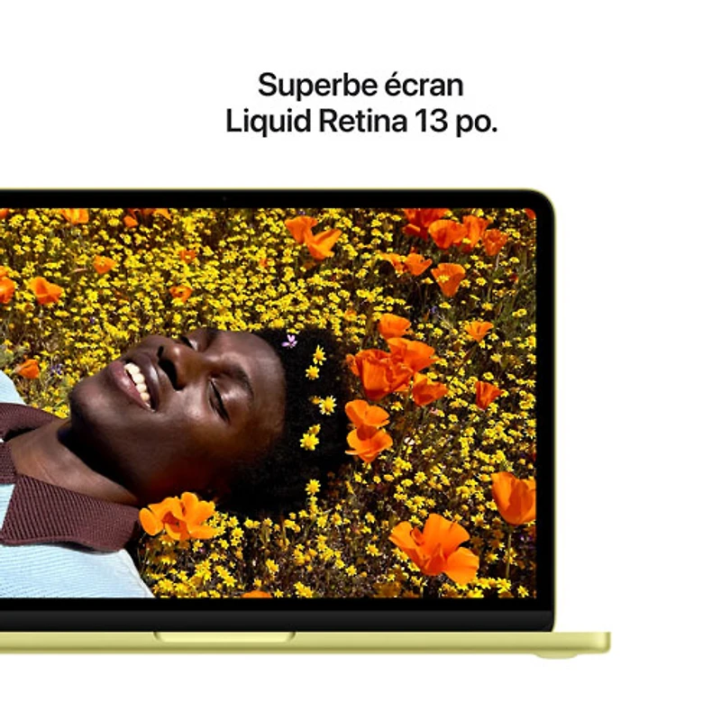 MacBook Neo de 13 po avec Touch ID d'Apple (2026) - Agrume (Puce A18 Pro d'Apple/RAM 8 Go/SSD 512 Go) - Anglais