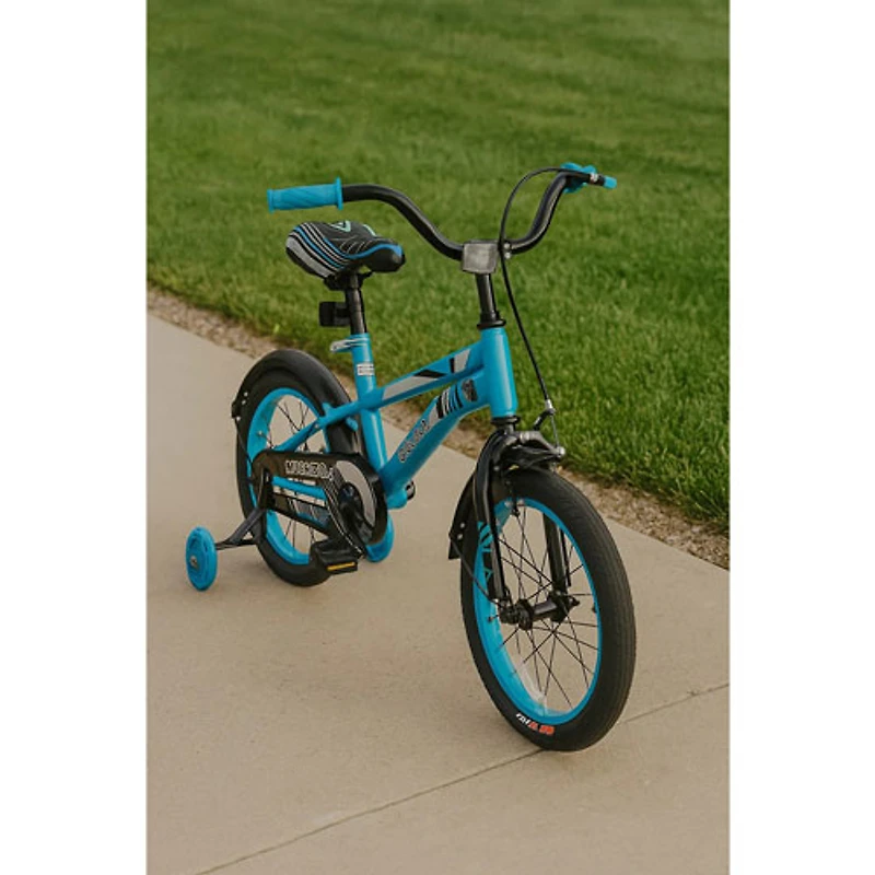 Beam Sports 16" Kids Bike with Training Wheels - Blue