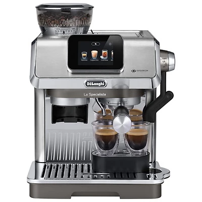 De'Longhi La Specialista Touch Semi-Automatic Espresso Machine with Coffee Grinder - Stainless
