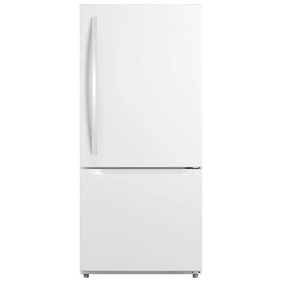 Réfrigérateur à congélateur inférieur 18,7 pi³ 30 po de Frigidaire (FRBE1925AW) - Blanc