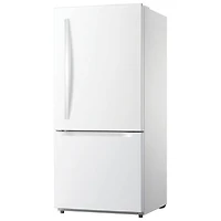 Réfrigérateur à congélateur inférieur 18,7 pi³ 30 po de Frigidaire (FRBE1925AW) - Blanc