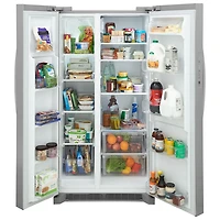 Frigidaire 36" 26.4 Cu. Ft. Side-By-Side Refrigerator (FRSN2610AF) - Stainless Steel