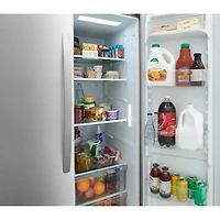 Frigidaire 36" 26.4 Cu. Ft. Side-By-Side Refrigerator (FRSN2610AF) - Stainless Steel