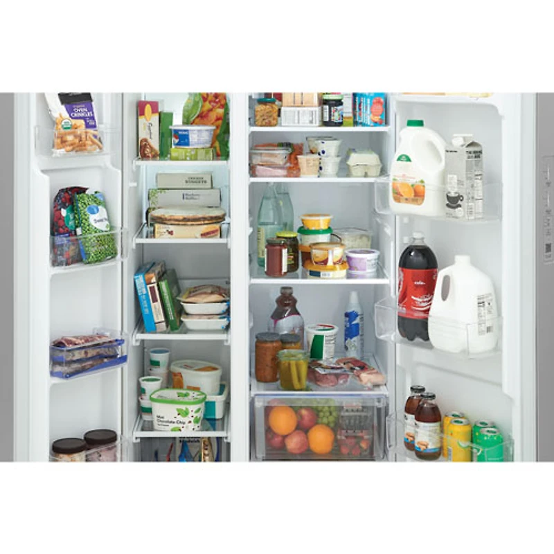 Frigidaire 36" 26.4 Cu. Ft. Side-By-Side Refrigerator (FRSN2610AF) - Stainless Steel