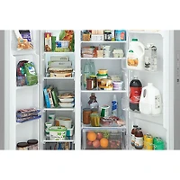 Frigidaire 36" 26.4 Cu. Ft. Side-By-Side Refrigerator (FRSN2610AF) - Stainless Steel