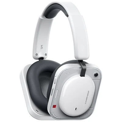 Casque d'écoute Bluetooth à suppression du bruit Headphone (a) de Nothing - Blanc