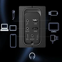 Ikarao Shell S1 Bluetooth Karaoke System with 10.1" HD Touchscreen & Microphone