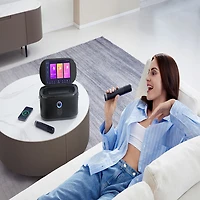 Ikarao Shell S1 Bluetooth Karaoke System with 10.1" HD Touchscreen & Microphone