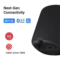 WiiM Sound Bluetooth Wireless Smart Speaker - Black