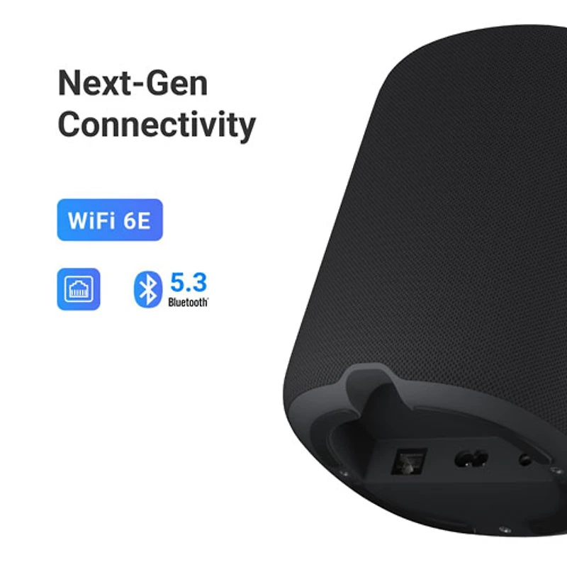 WiiM Sound Lite Bluetooth Wireless Smart Speaker - Black