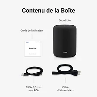 WiiM Sound Lite Bluetooth Wireless Smart Speaker - Black