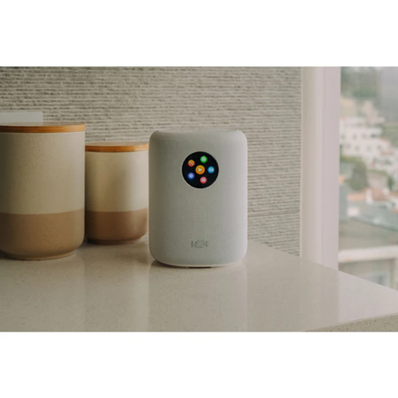 Haut-parleur intelligent sans fil Bluetooth WiiM Sound - Blanc