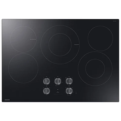 Samsung 30" 5-Element Electric Cooktop (NZ30FG6332RKAA) - Black