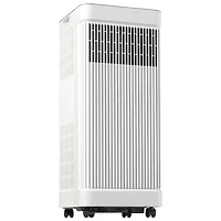 Climatiseur portatif d'Ecohouzng - 9500 BTU (couverture de 350 pi²) - 55 dB, télécommande - Blanc