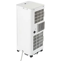 Climatiseur portatif d'Ecohouzng - 9500 BTU (couverture de 350 pi²) - 55 dB, télécommande - Blanc