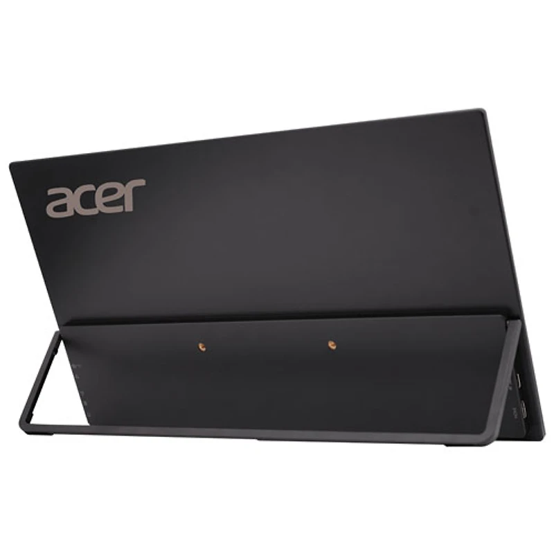 Moniteur portatif DEL IPS HD intégrale GàG 6 ms 60 Hz de 15,6 po d'Acer (PM161Q JBMIUUX) - Noir