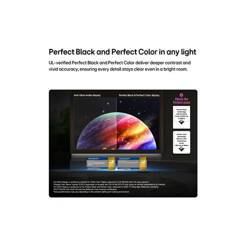 Téléviseur intelligent webOS HDR DELO UHD 4K de 97 po G6 de LG avec support mural inclus (OLED97G6WUA.ACC) - 2026