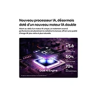 Téléviseur intelligent webOS HDR DELO UHD 4K de 97 po G6 de LG avec support mural inclus (OLED97G6WUA.ACC) - 2026